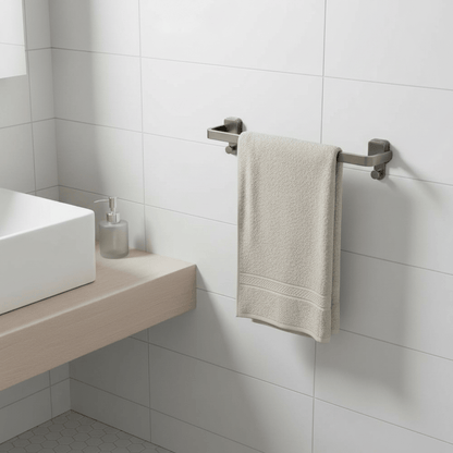 Intérieur de salle de bain compact