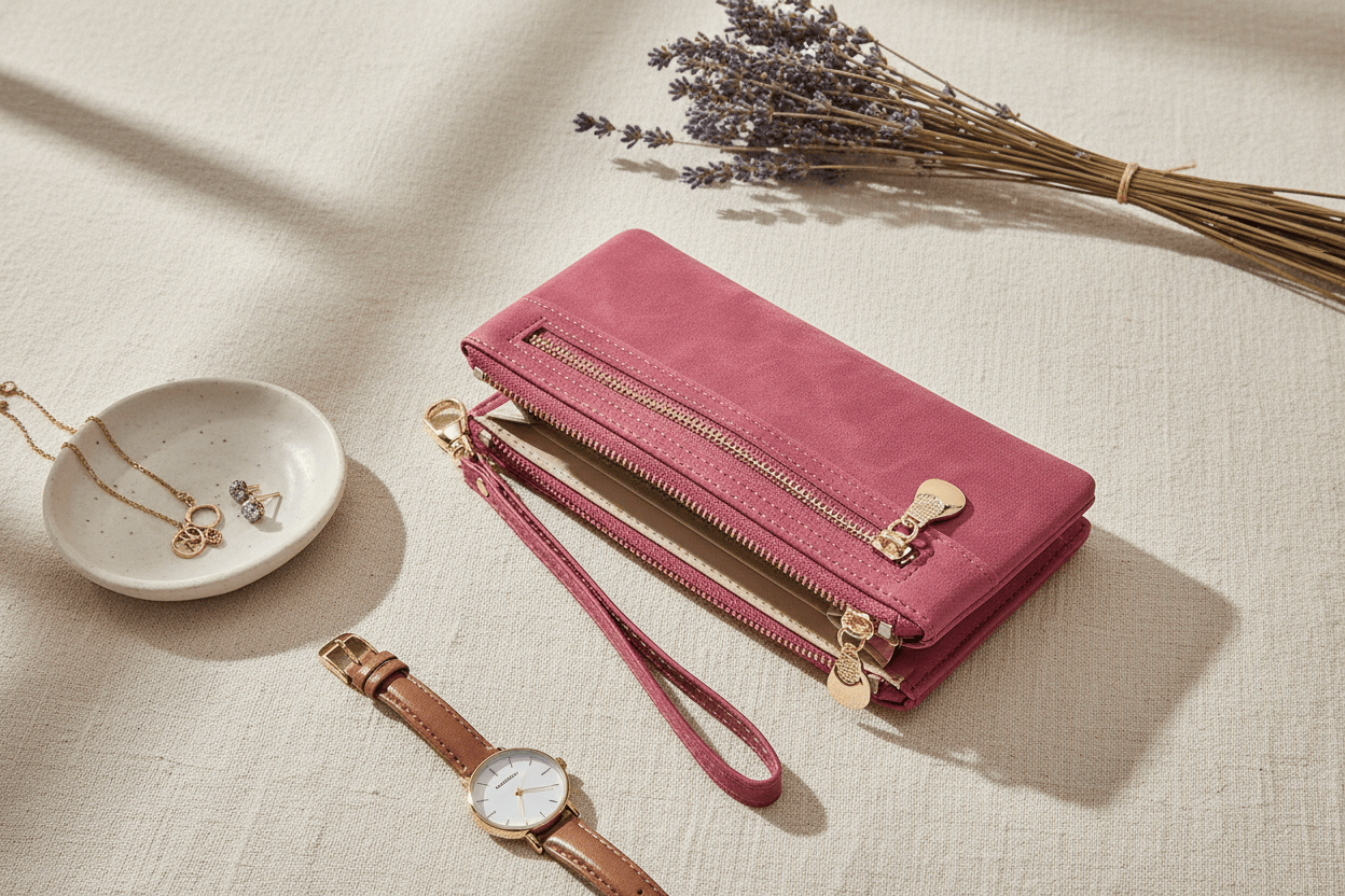 Mise en scène 1 - Flatlay bijoux et lavande