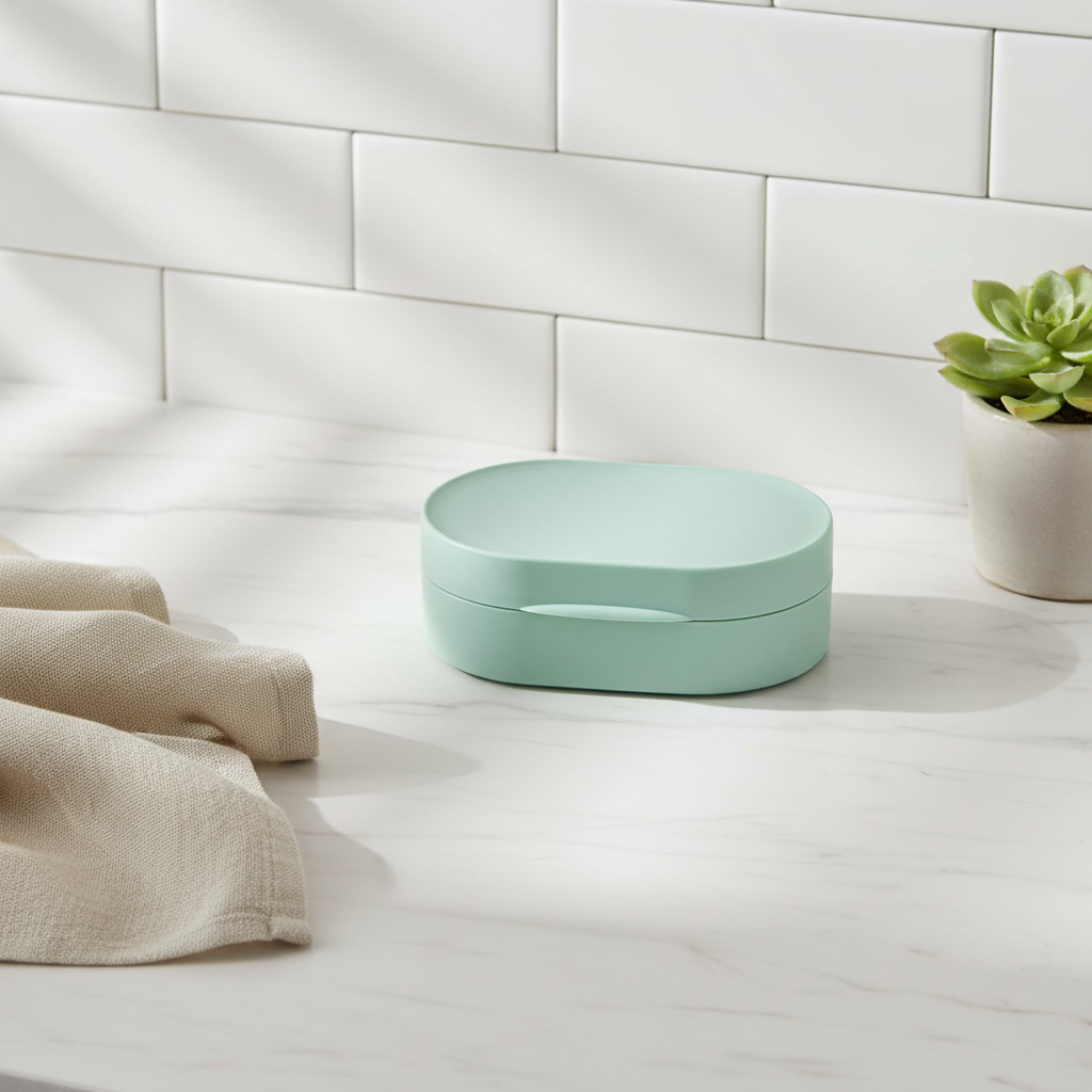 Mise en scène salle de bain minimaliste