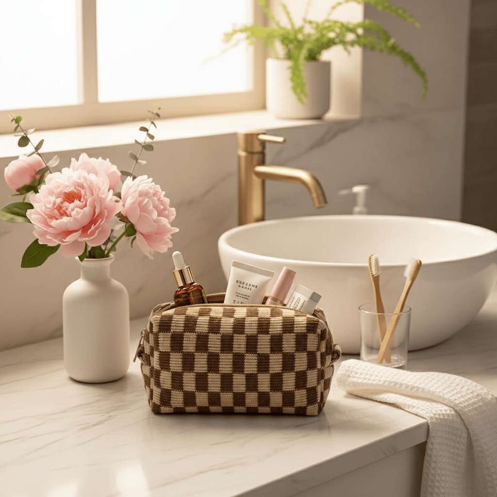 Mise en scène salle de bain