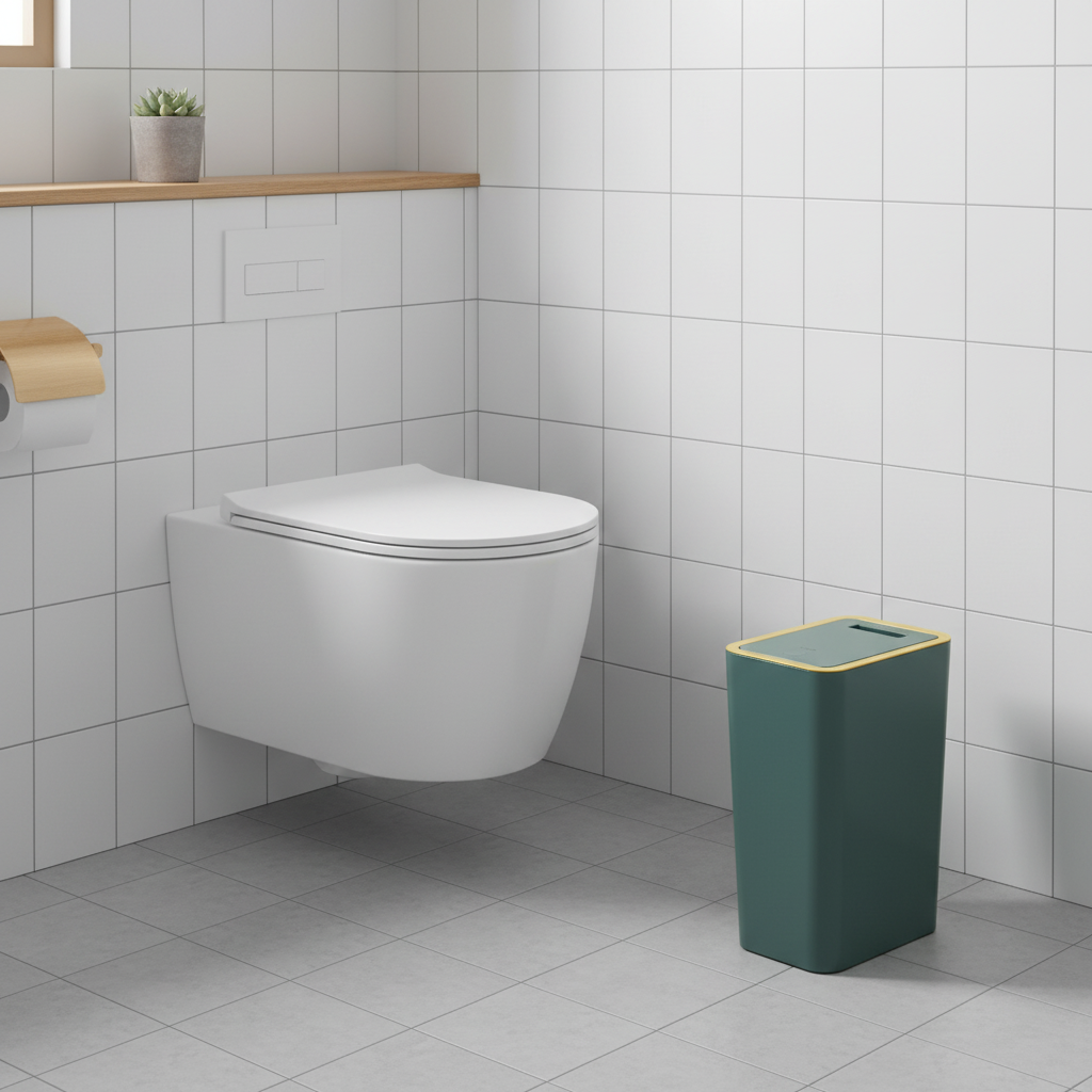 Mise en scène toilettes