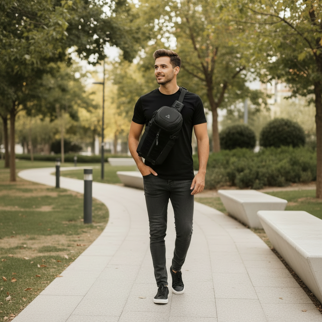 Modèle au parc