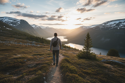 Mountain hiking