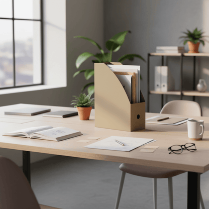 Organisateur A4 pliable kaki coworking