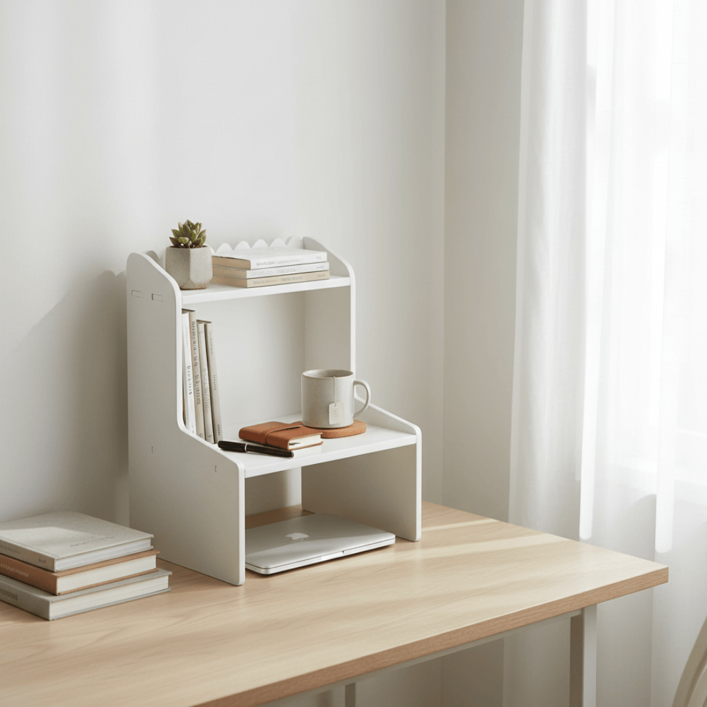 Organisateur bois blanc chambre