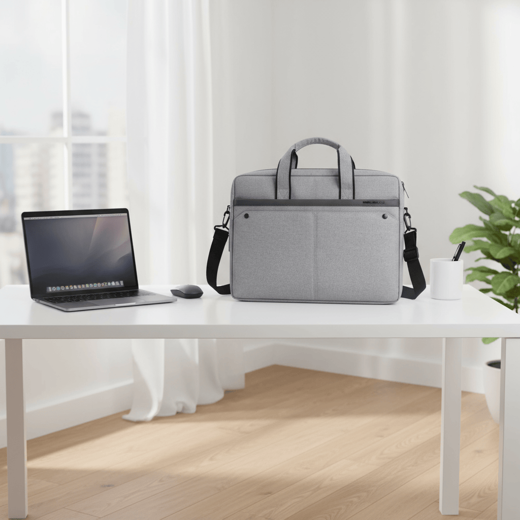 Organisateur gris sur bureau