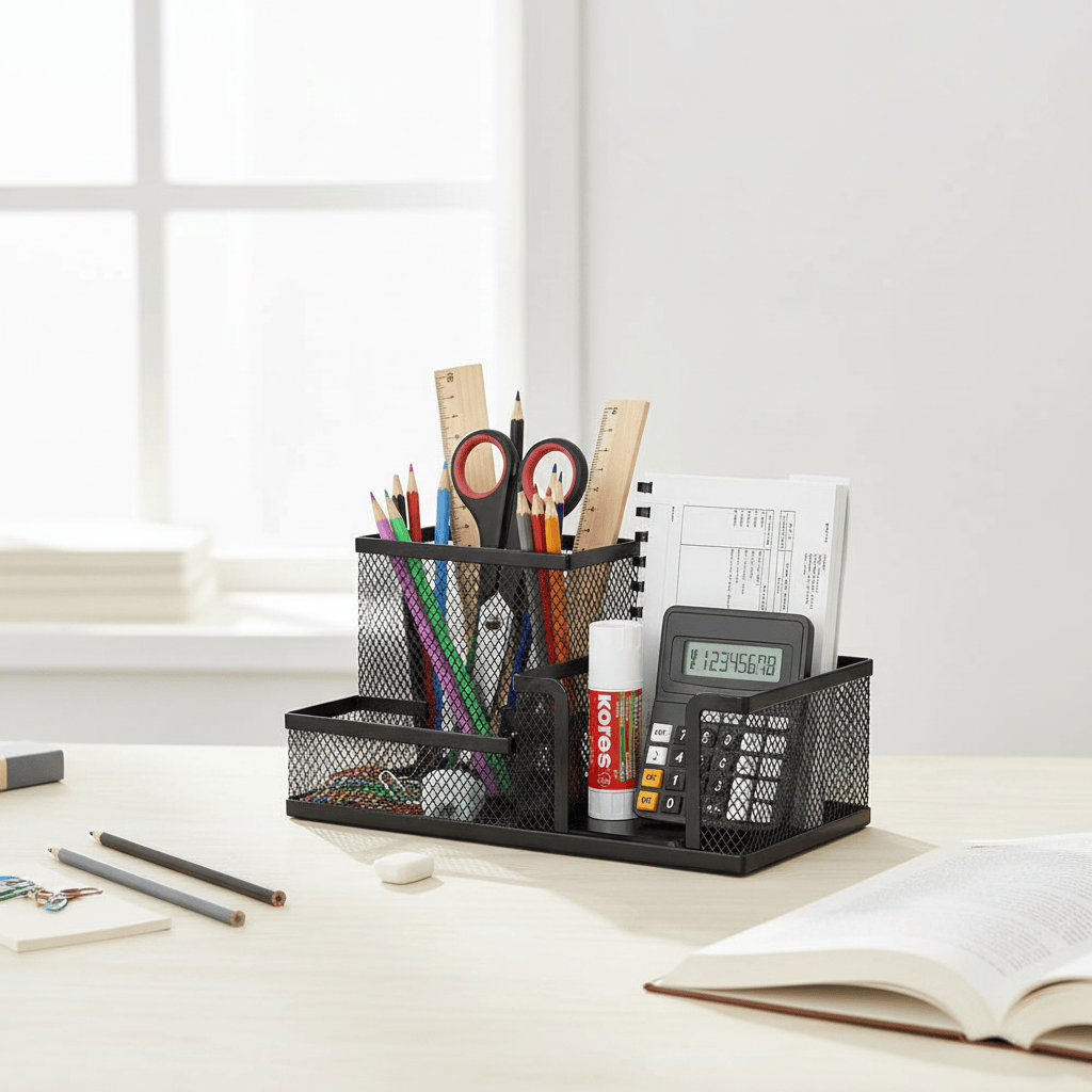 Organisateur métal noir étudiant