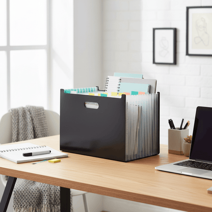 Organisateur multi-niveaux noir étudiant