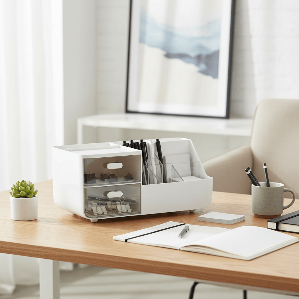 Organisateur PP blanc bureau pro