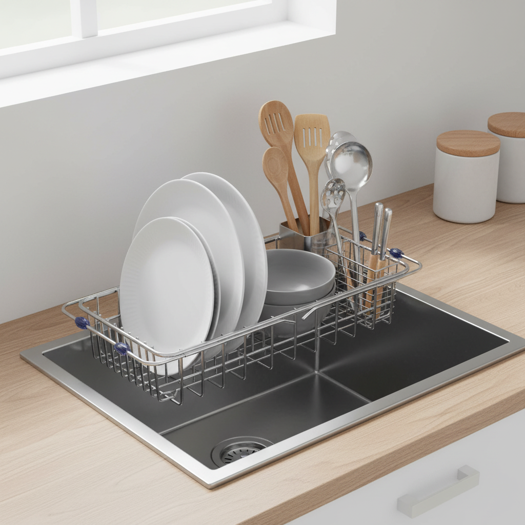 Organiseur inox scandinave