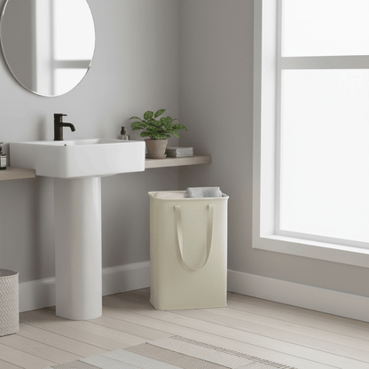 Panier linge pliable poignées ergonomiques renforcées