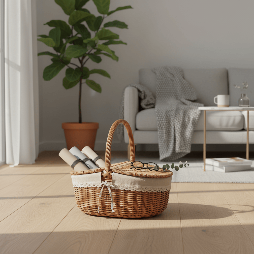 Panier pique-nique salon