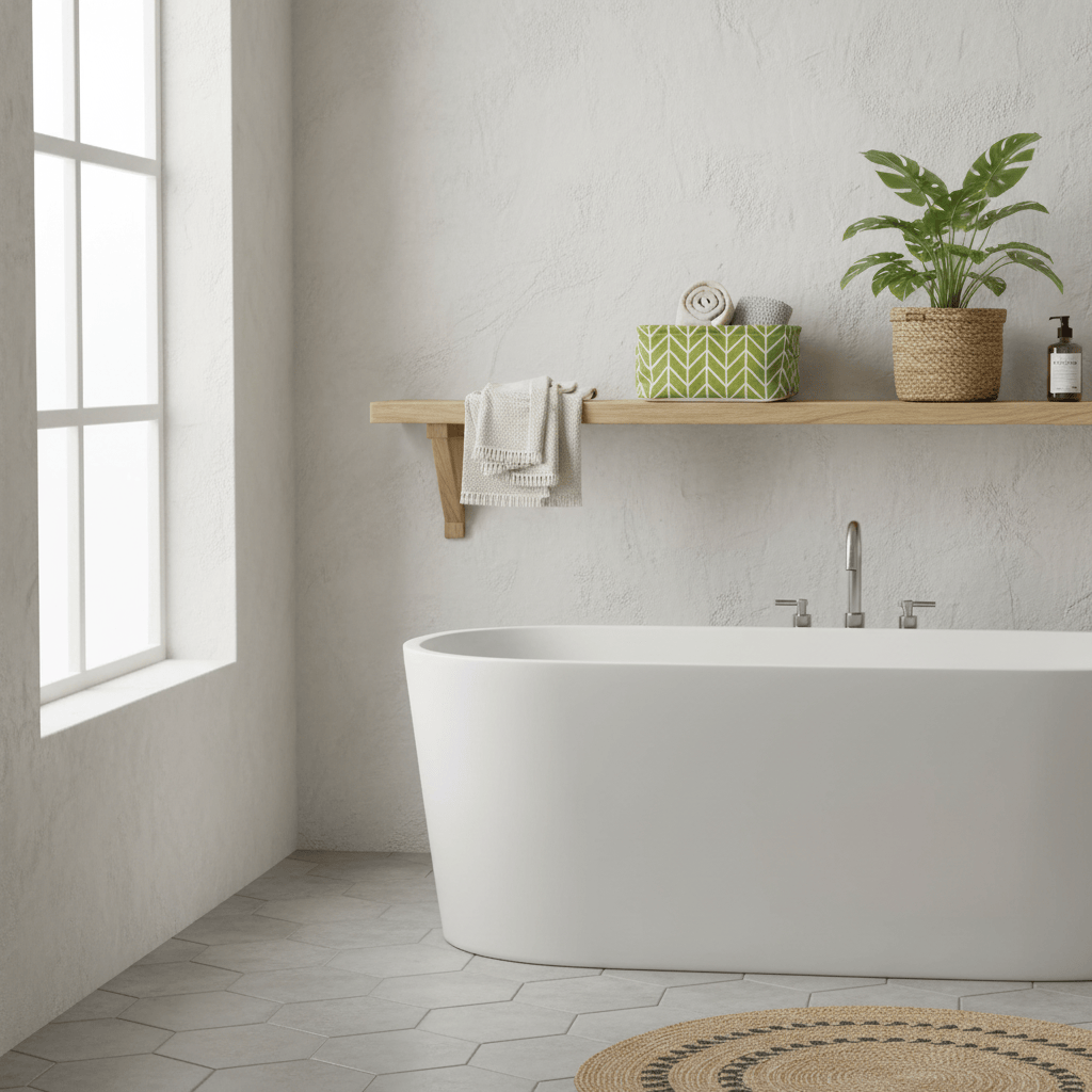 Panier vert olive avec motifs floraux