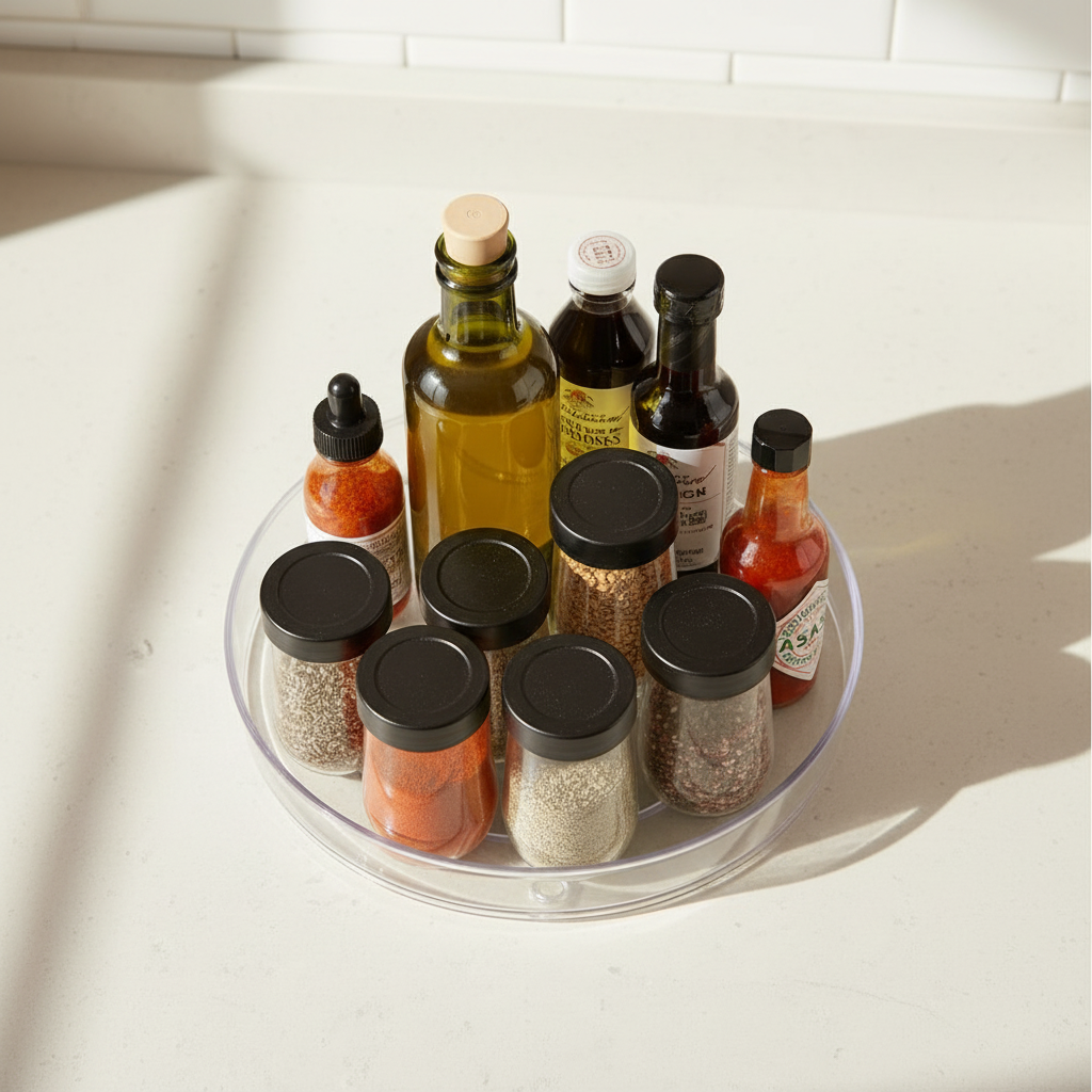 Plateau épices flat lay