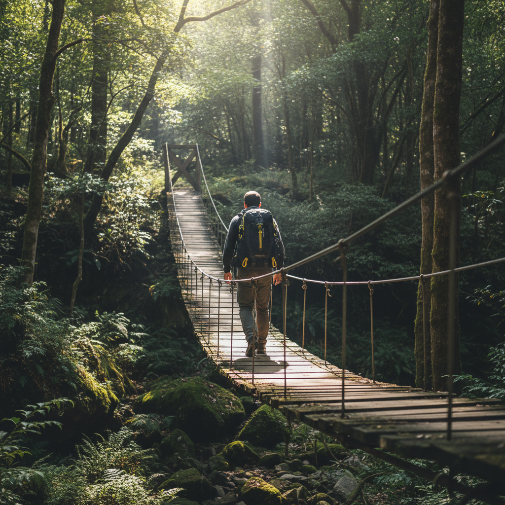 Pont en forêt