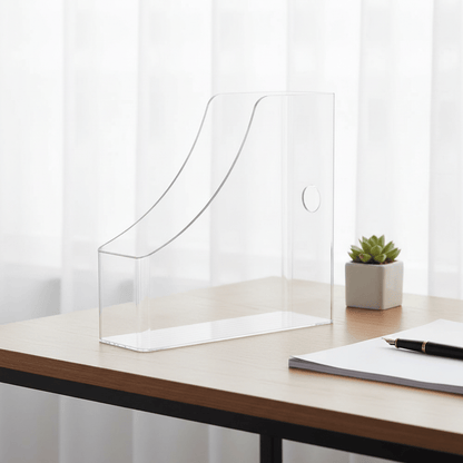Porte-documents acrylique transparent bureau