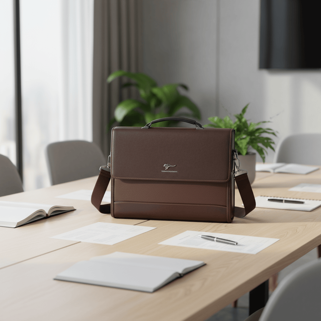 Porte-documents bicolore réunion