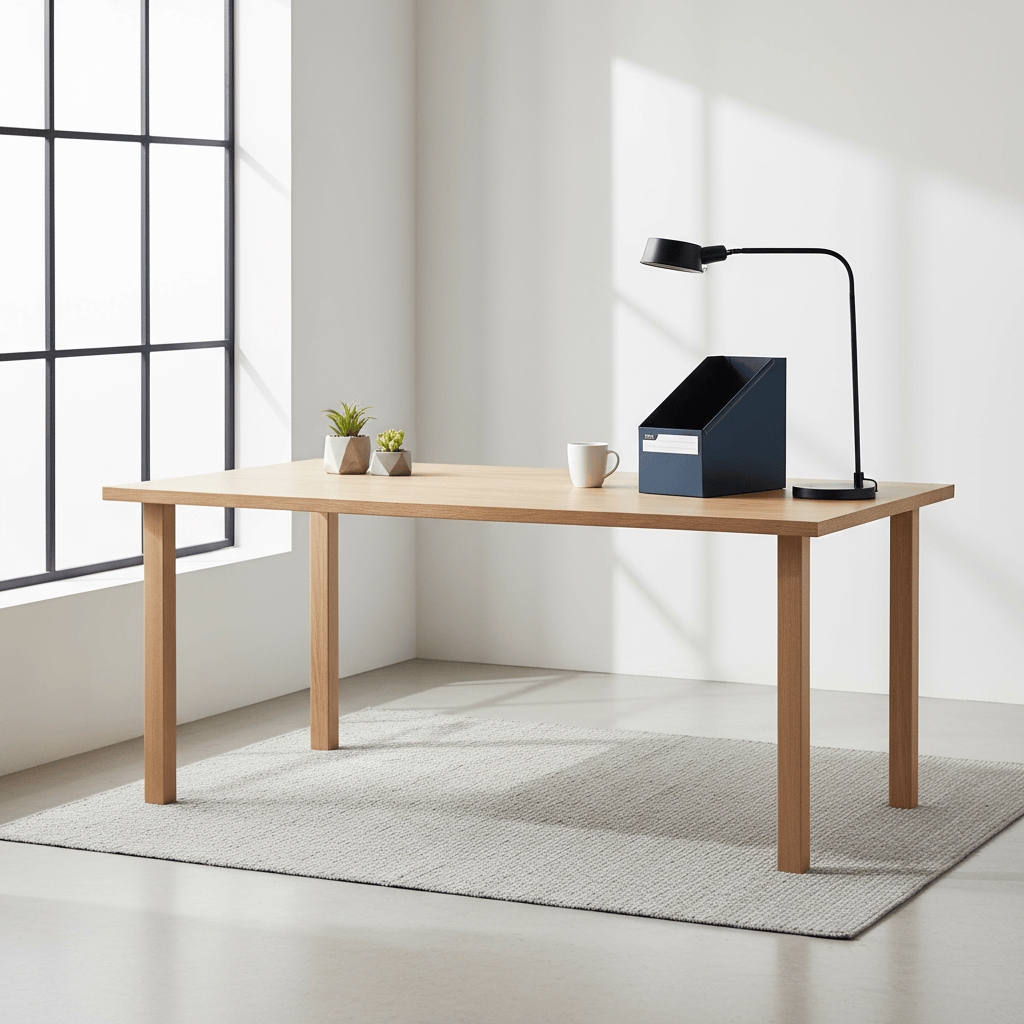 Porte-revues bleu mazarine avec zone d'étiquetage