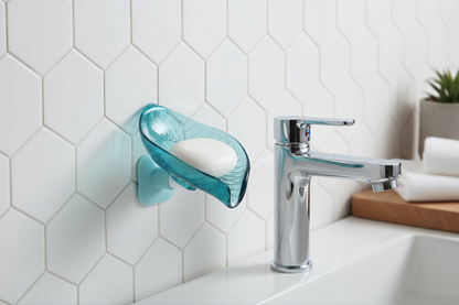 Porte-savon avec robinet chrome