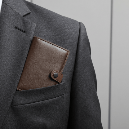Portefeuille dans une veste de costume