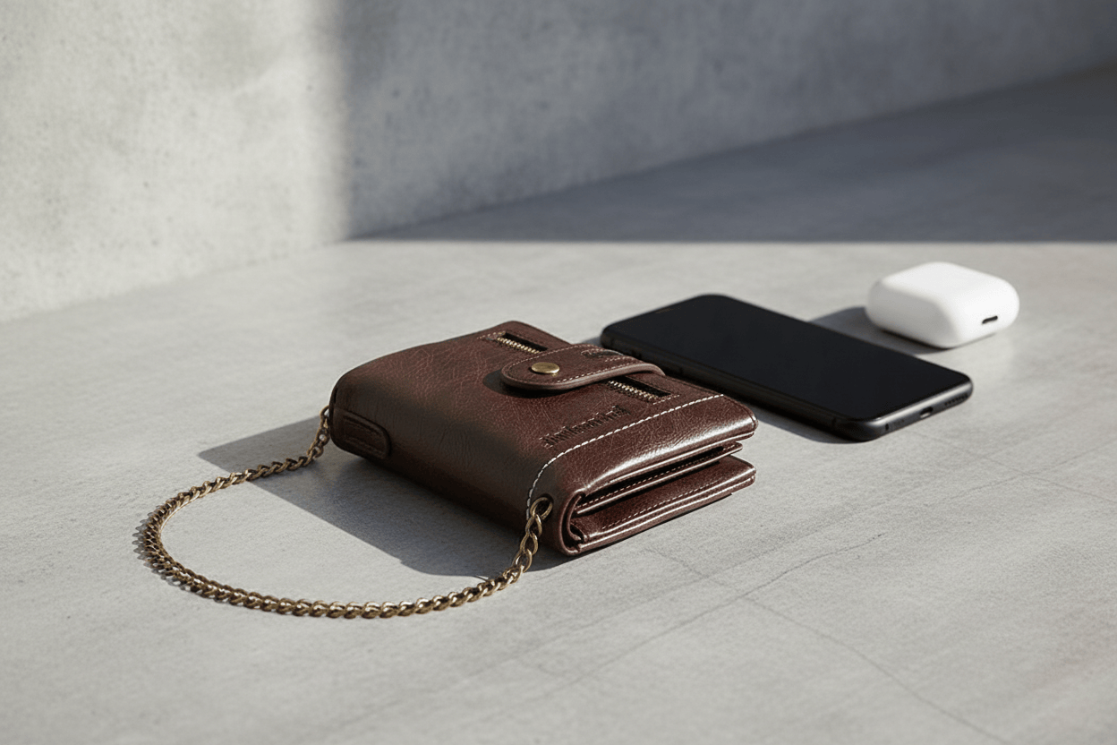 Portefeuille minimaliste moderne