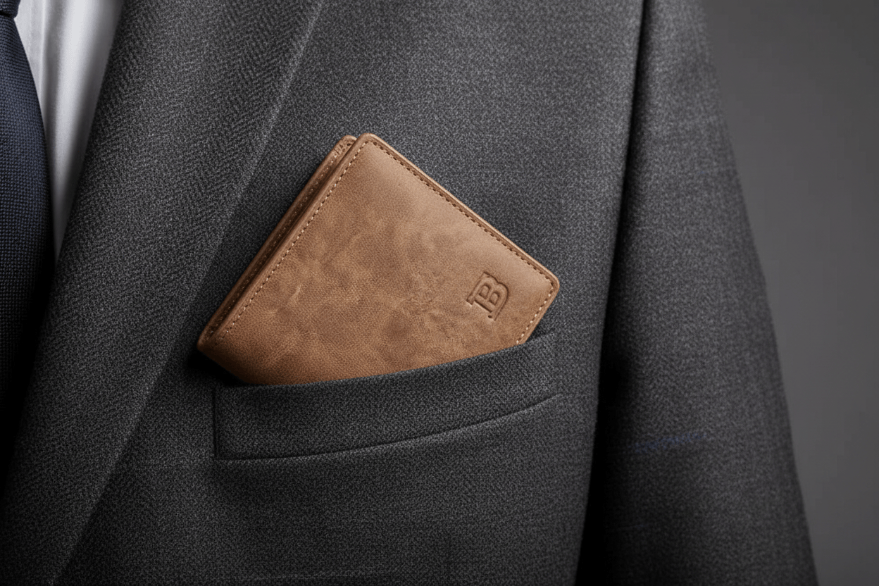 Portefeuille poche costume