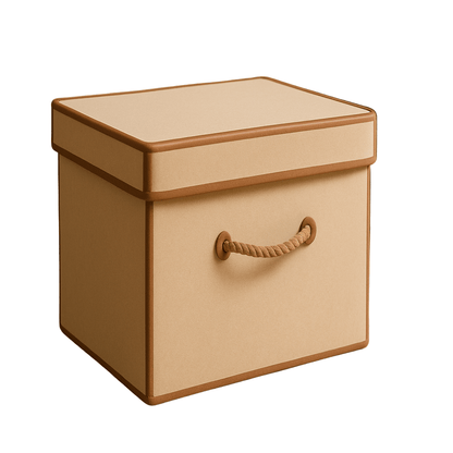 Première boîte de rangement sans texte