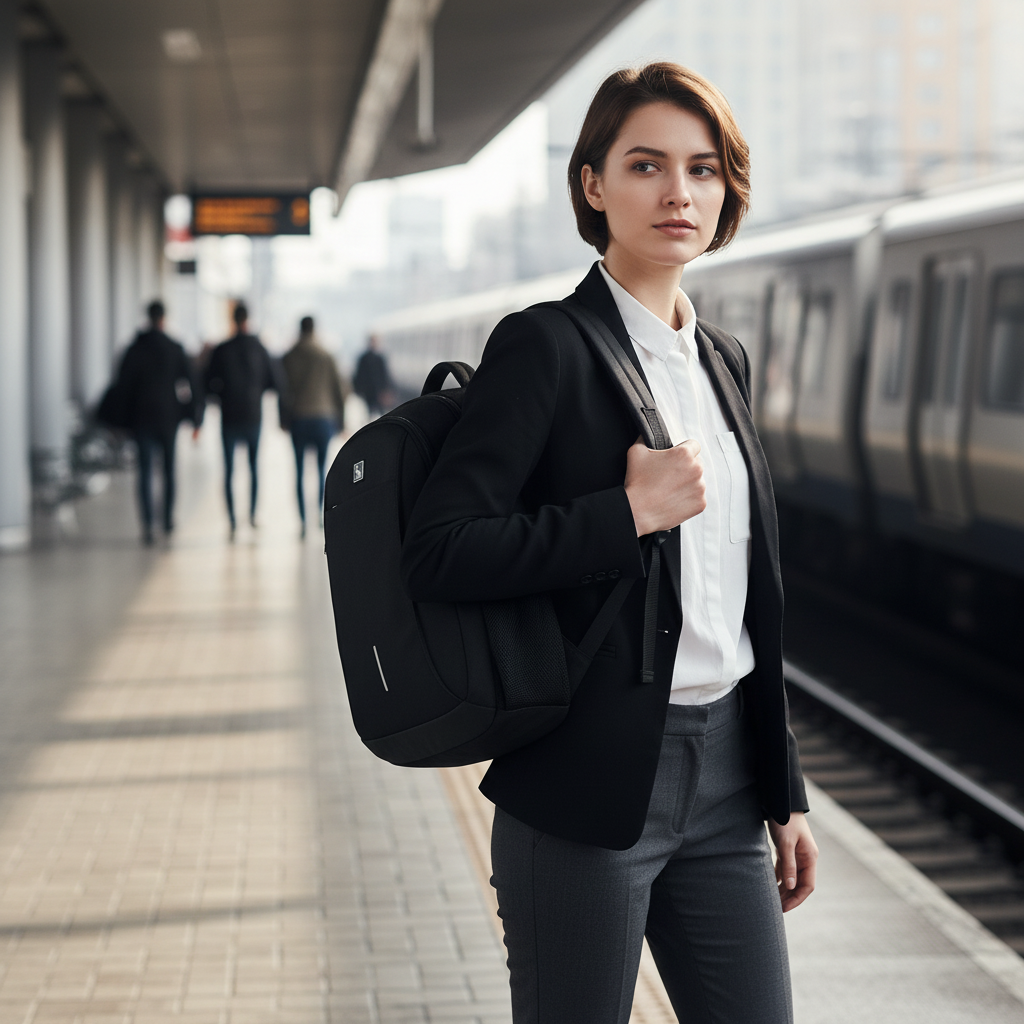 Professionnel en gare