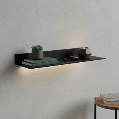 Rangement mural noir gain d'espace