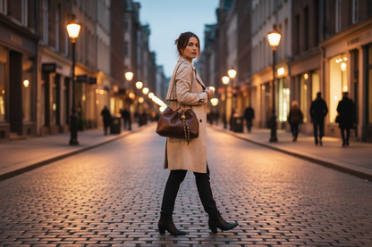 Rue en soirée