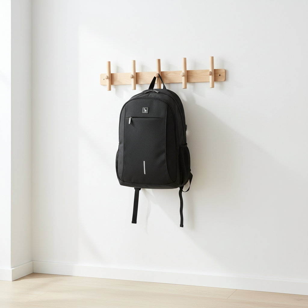 Sac à dos dans entrée