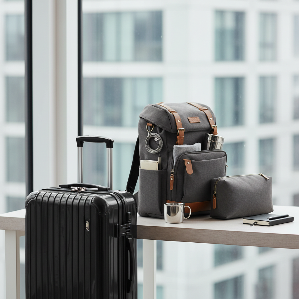 Sac à dos en environnement urbain