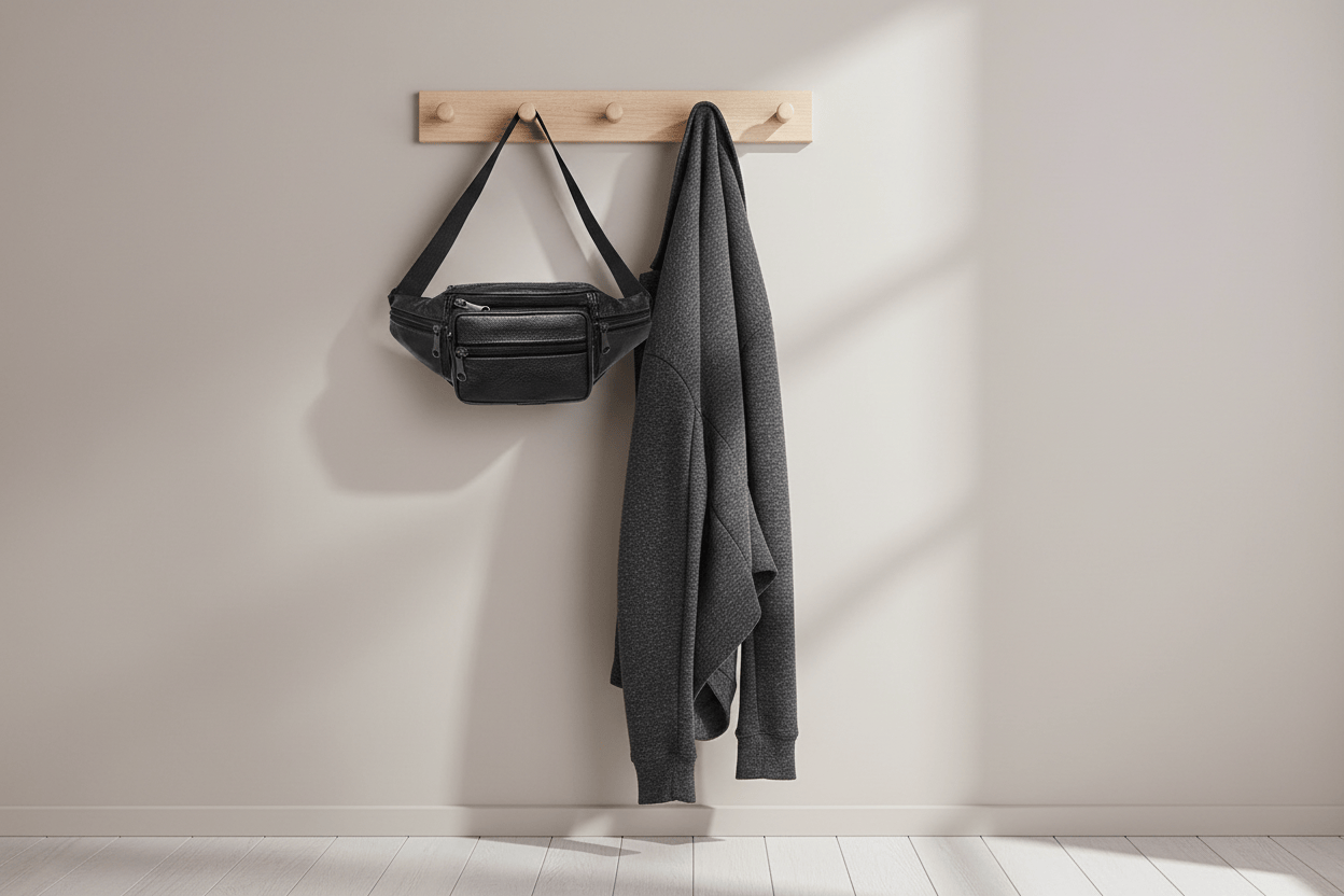 Sac en cuir PU suspendu avec veste