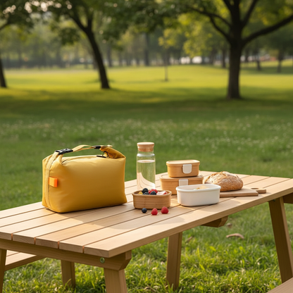 Sac isotherme bento en pique-nique