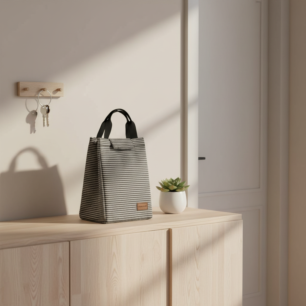 Sac isotherme dans l'entrée