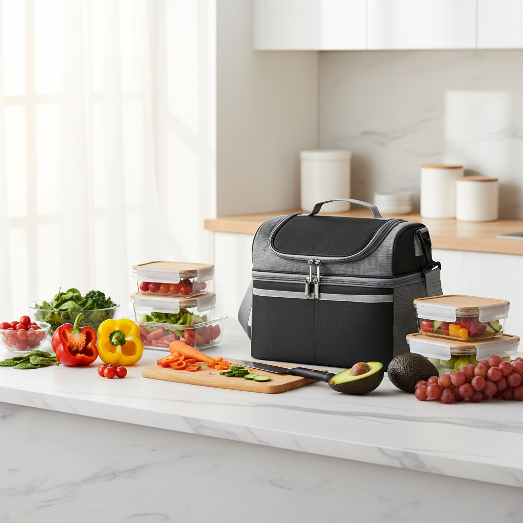 Sac isotherme dans une cuisine moderne