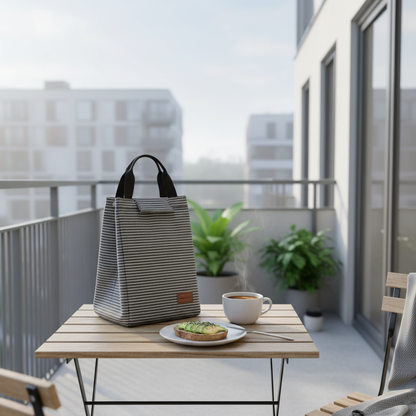 Sac isotherme sur balcon