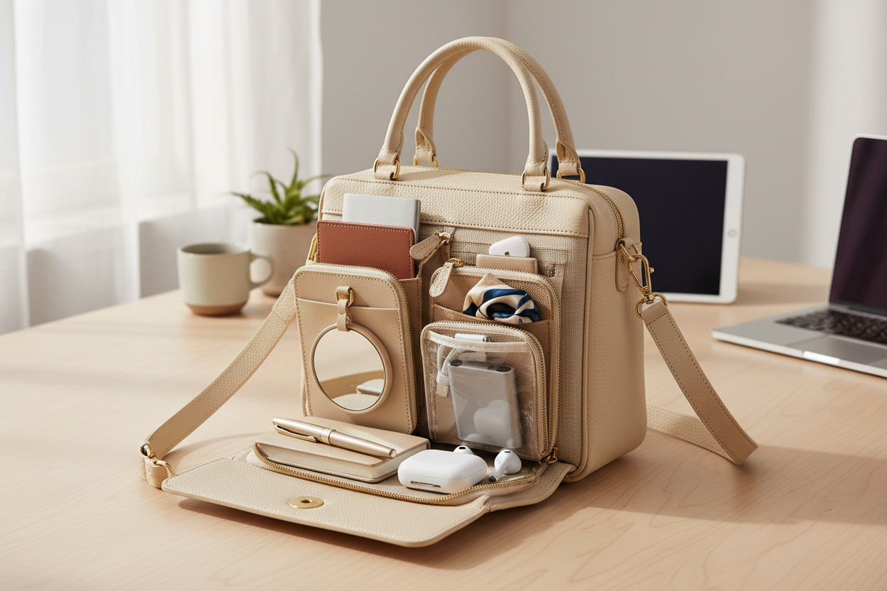 Sac modulable avec compartiments