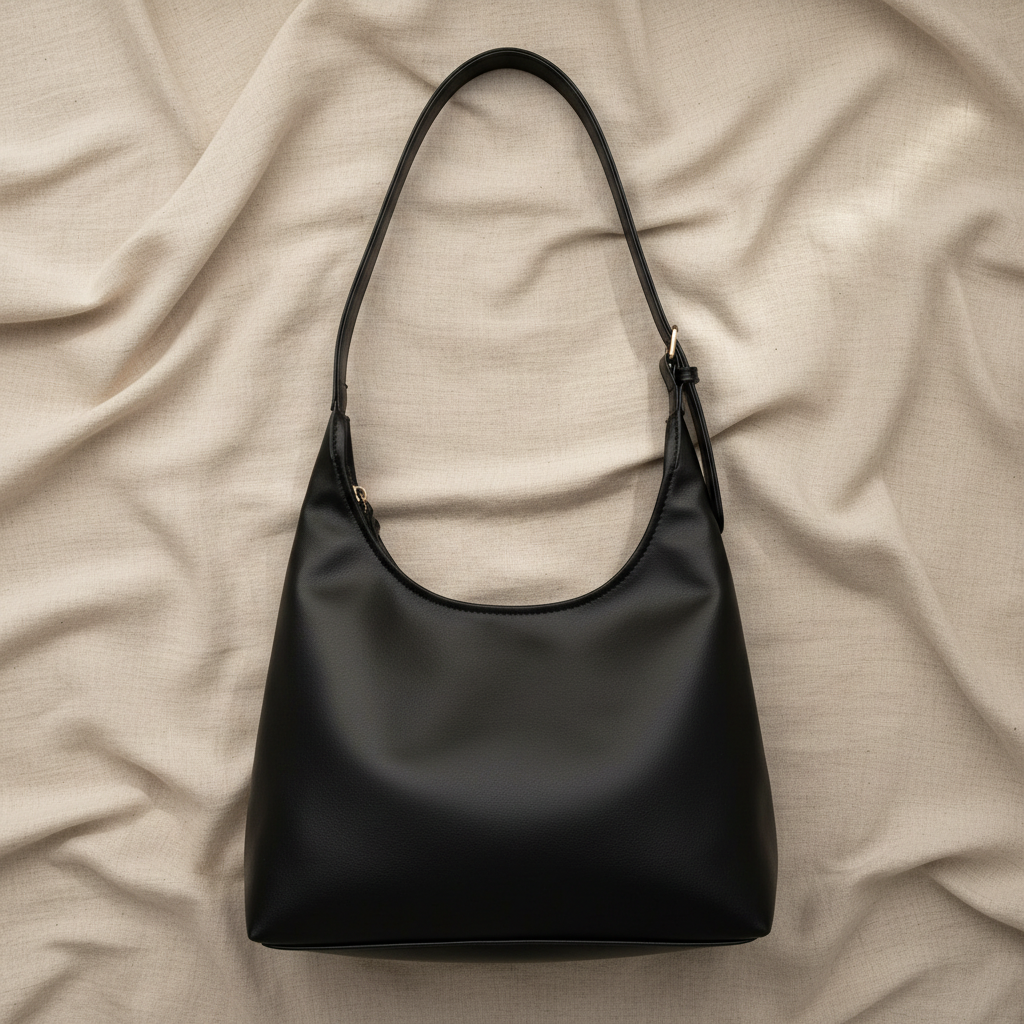 Sac noir - Lin beige