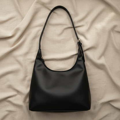 Sac noir - Lin beige