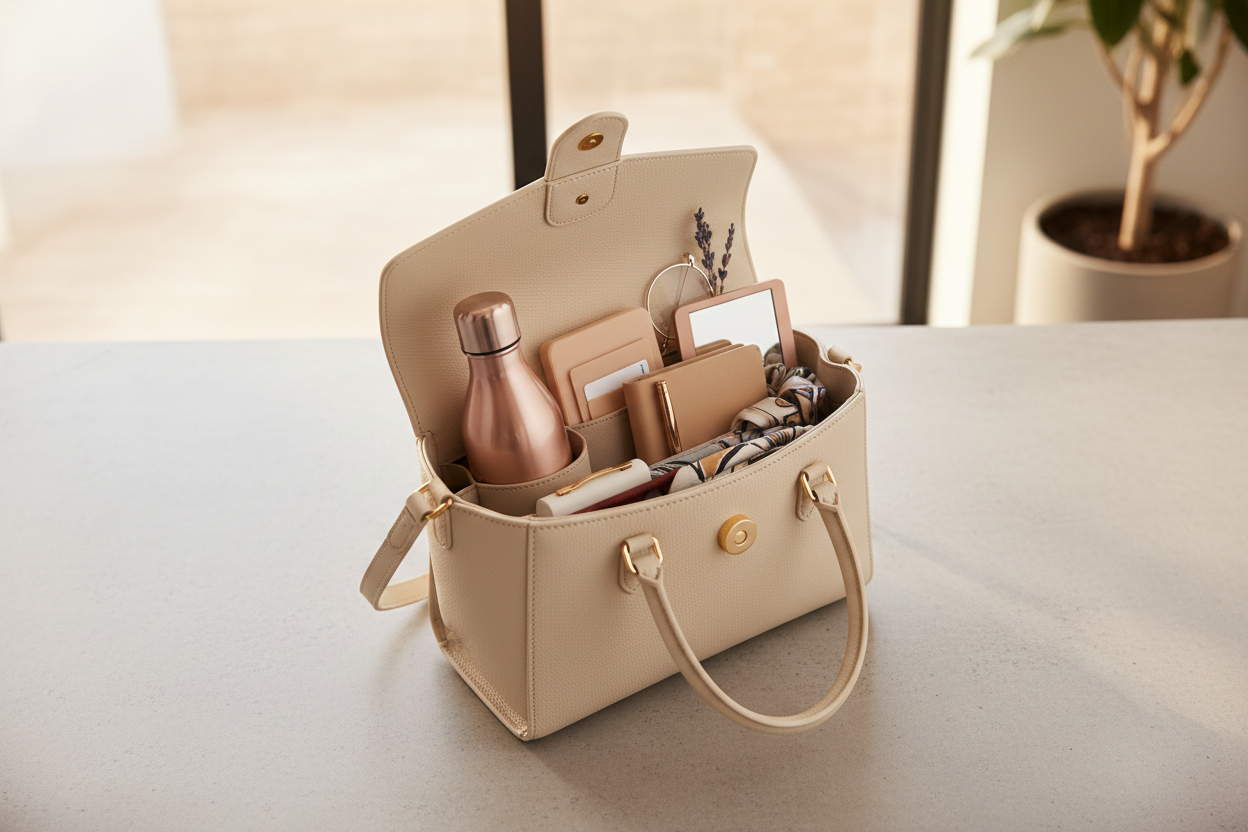 Sac organisé ambiance zen
