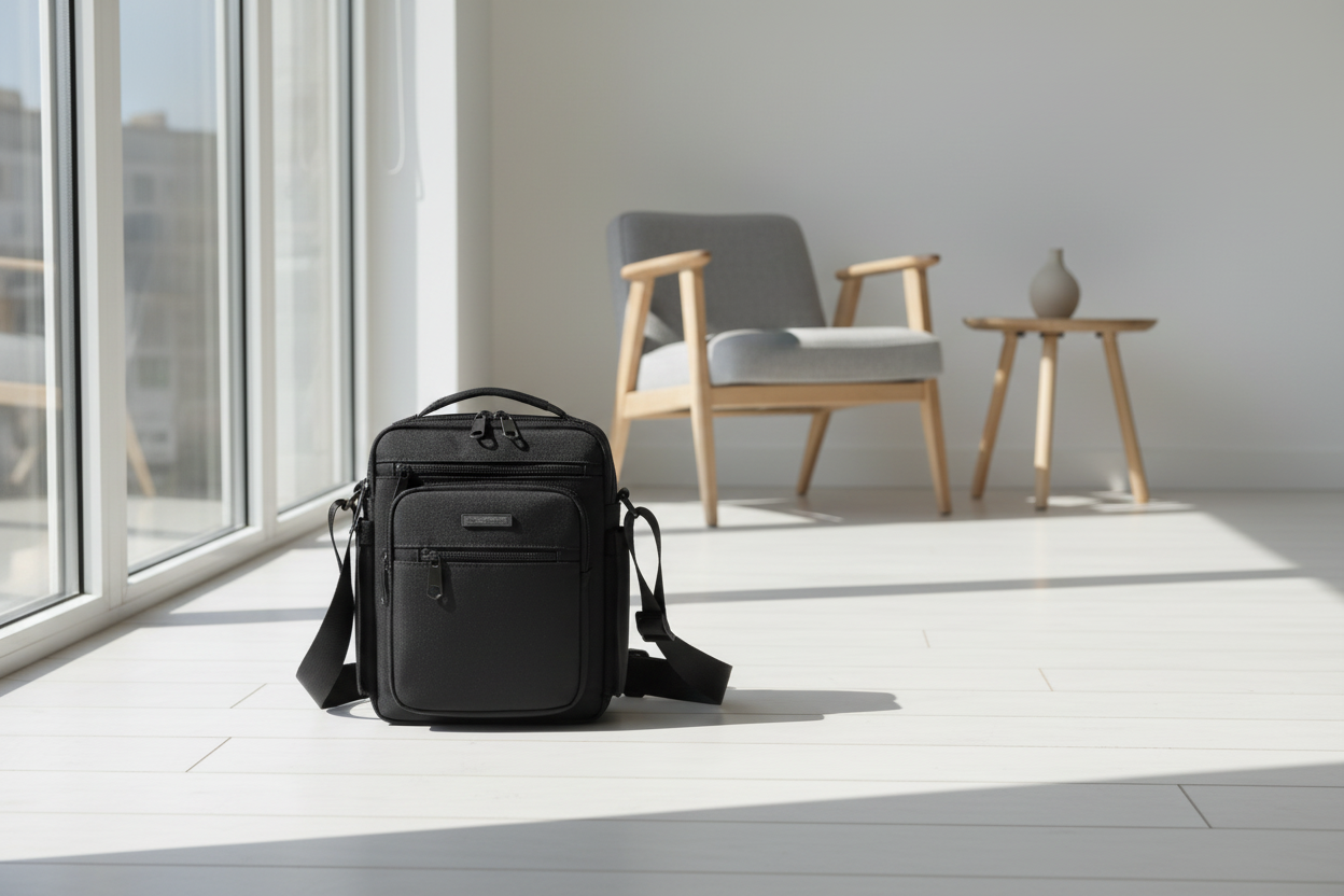 Sac près d'une fenêtre