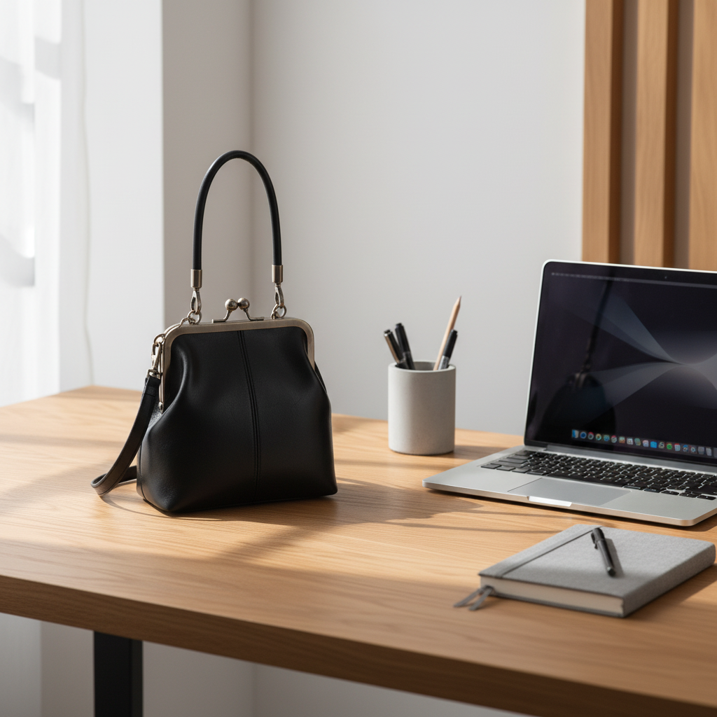 Sac sur bureau moderne
