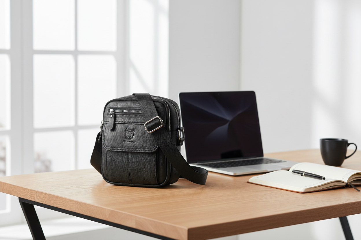 Sac sur bureau moderne