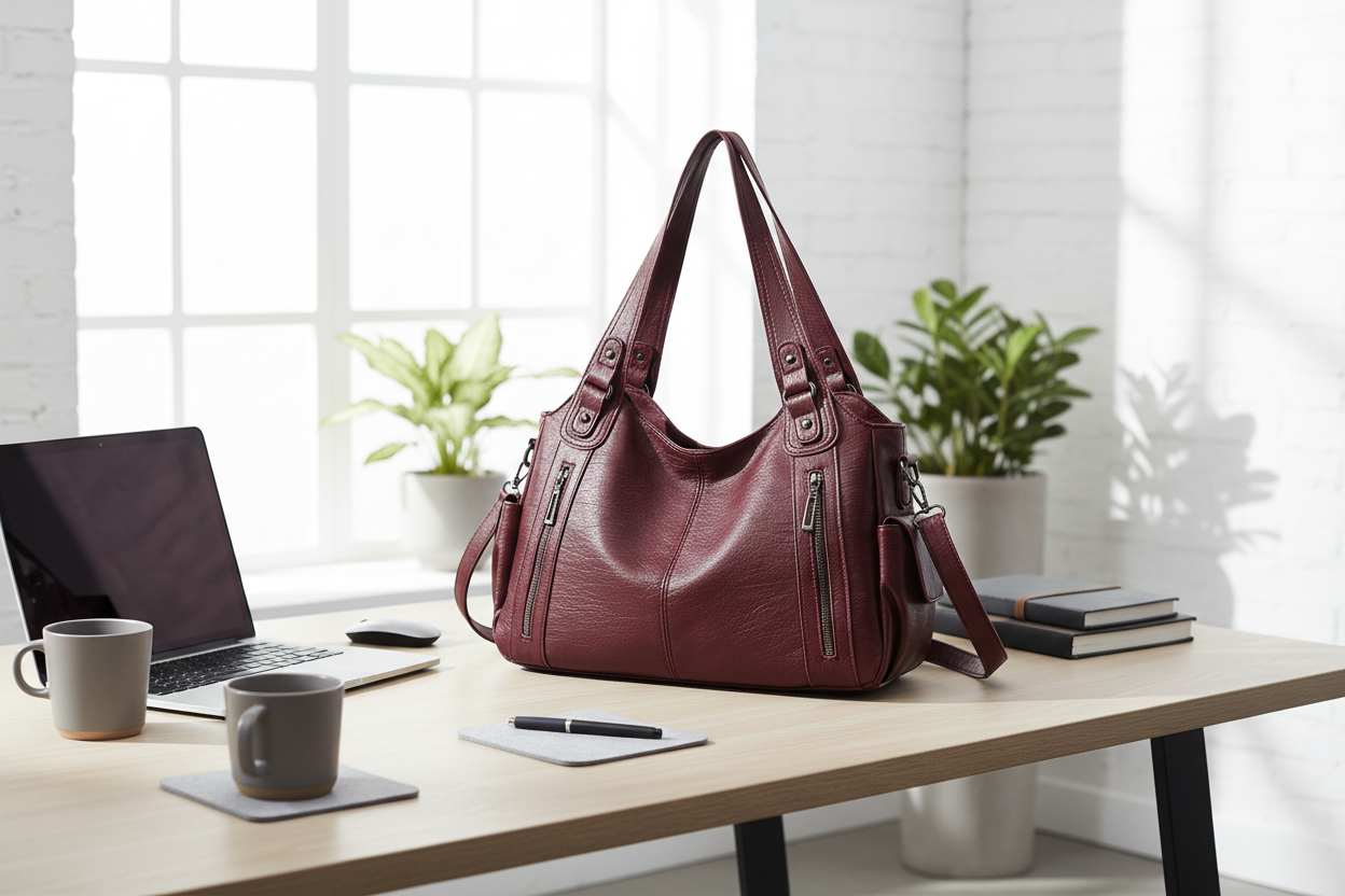 Sac sur bureau professionnel