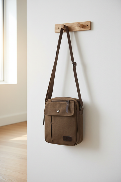 Sac suspendu sur crochet