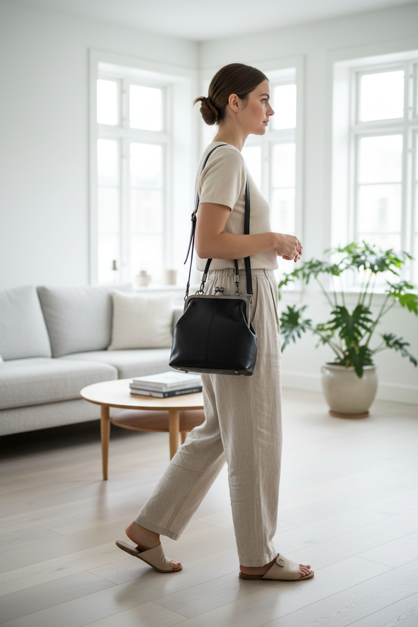 Sac vintage avec bretelle ajustable