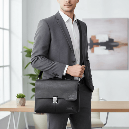 Sacoche noir portée