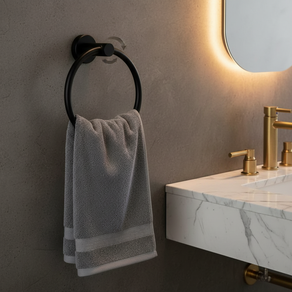 Salle de bain industrielle moderne