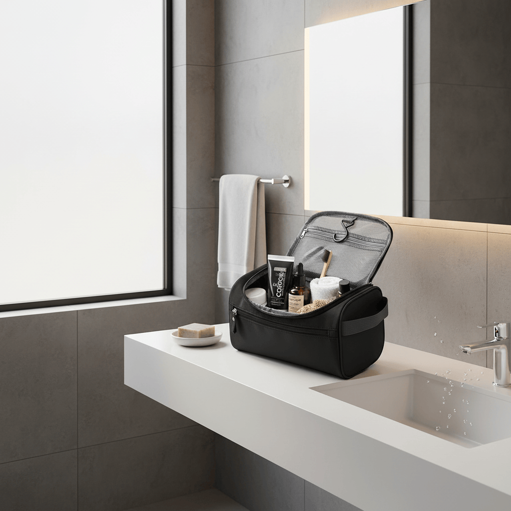 Scène salle de bain quotidienne